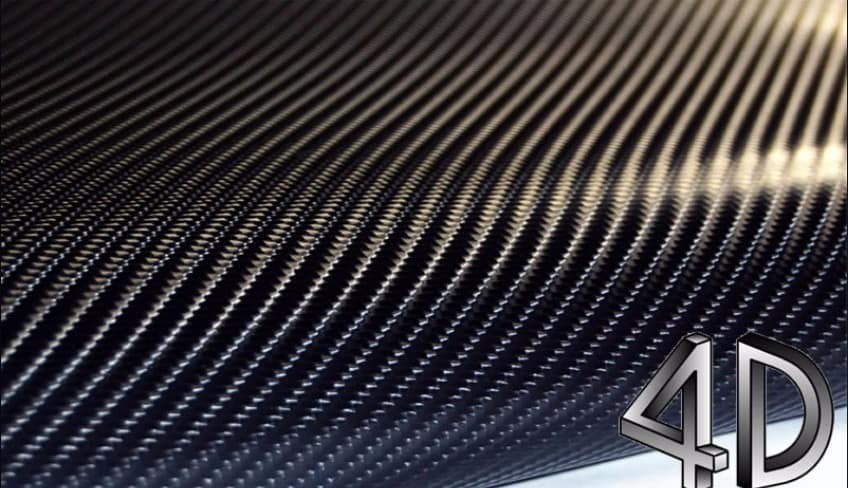 Vinil Fibra de Carbono En 3D y 4D                                  3D negro mate