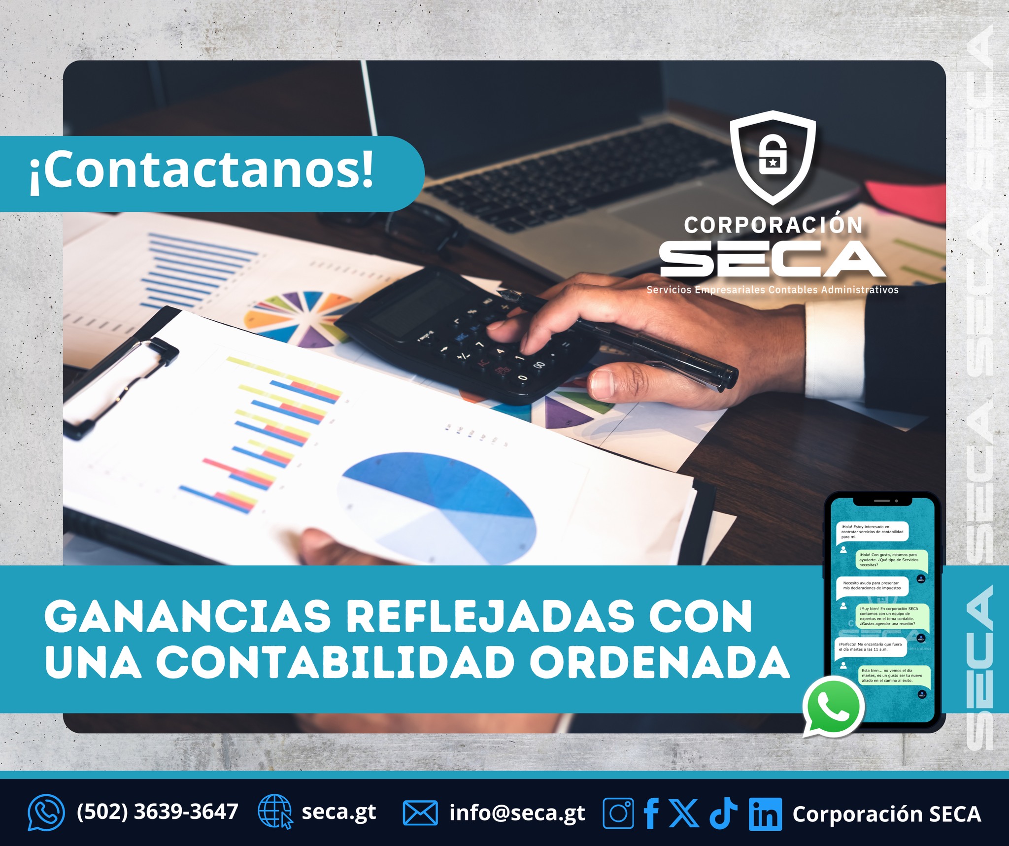 ¡Confía en nosotros para llevar tu contabilidad al siguiente nivel! #Contabilid