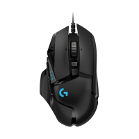 Liquidacion Mouse Para Gamers Marca Logitech Modelo G502 Hero De 11 Botones Programables Con 25600 De DPI