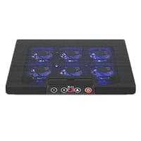 Liquidacion Base Para Notebook Marca Xtech Modelo Tuuli Con 6 Ventiladores Y LED Azul XTA-161