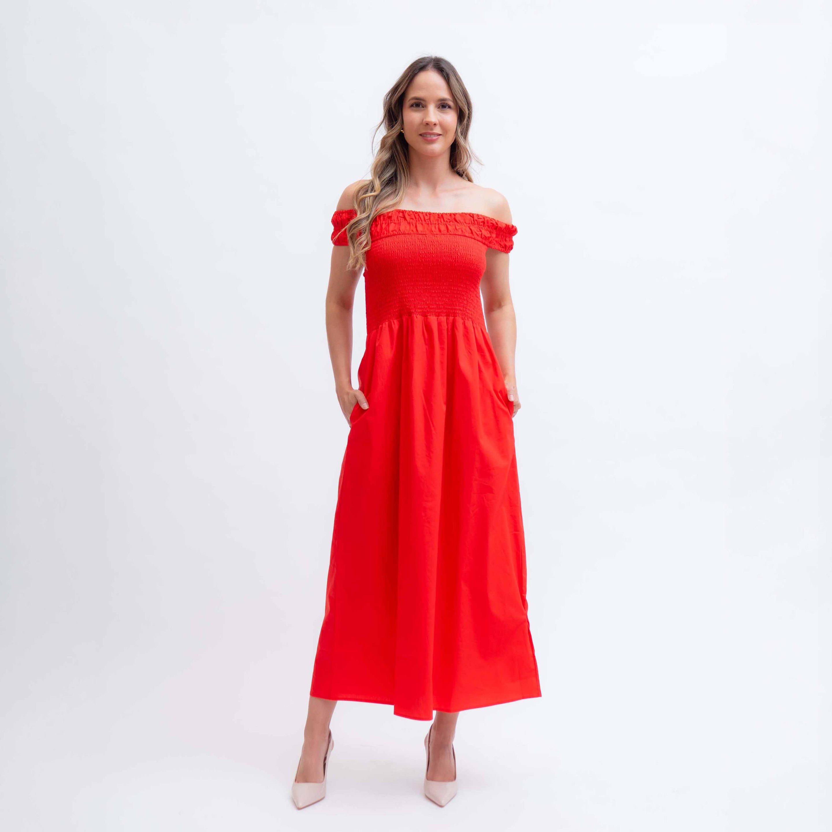 Vestido Punto Smock