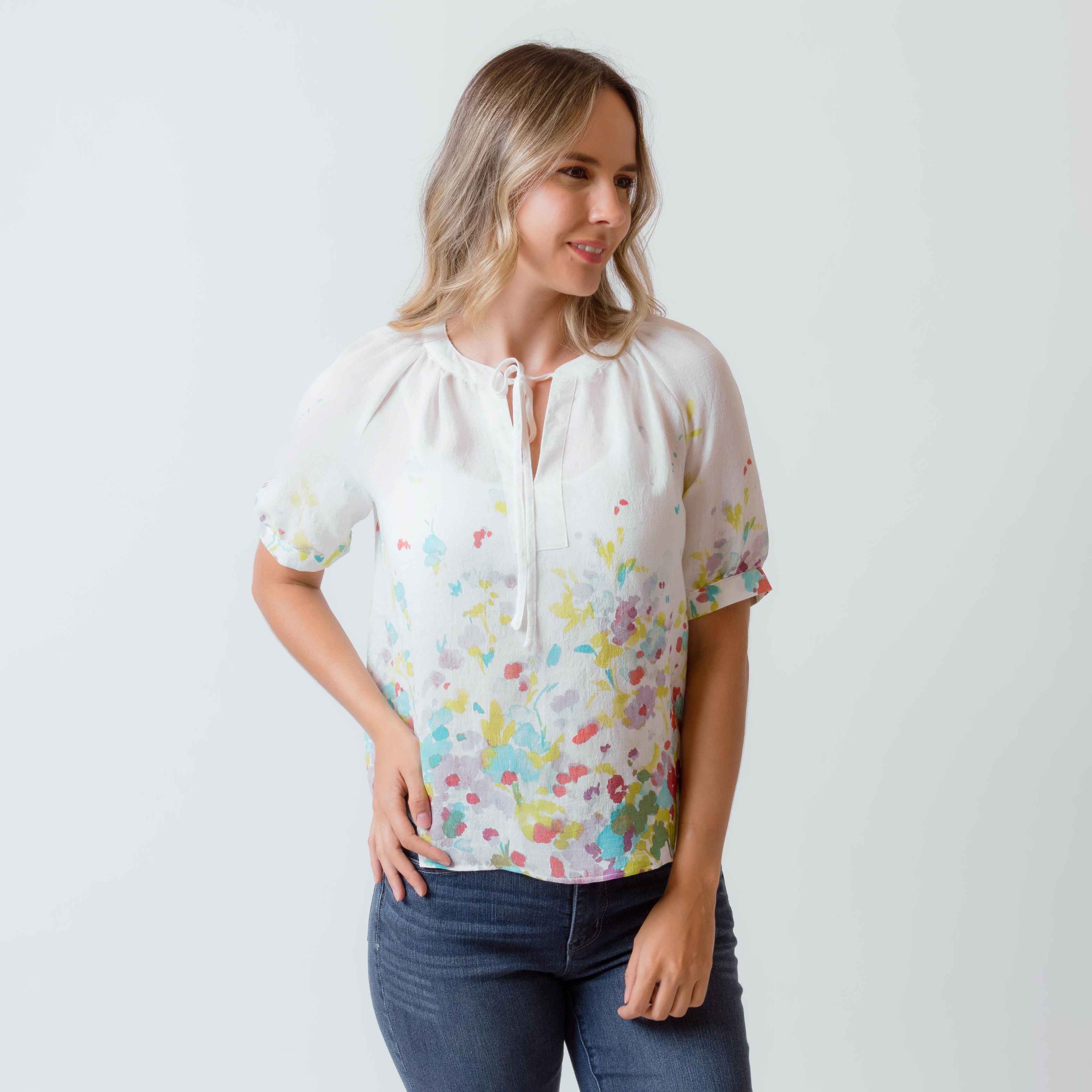 Blusa M/C Estampada