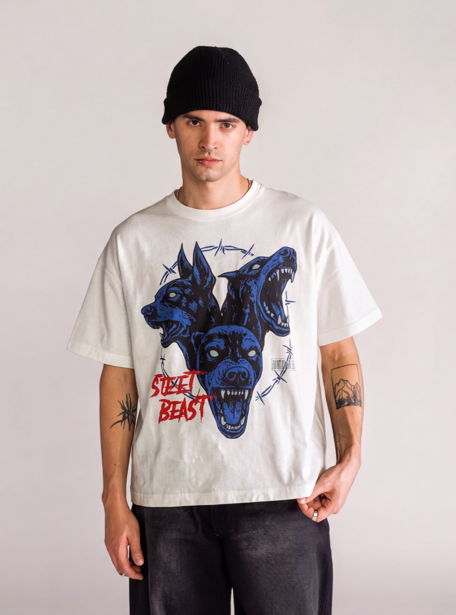 Street Beast Playera, Blanco