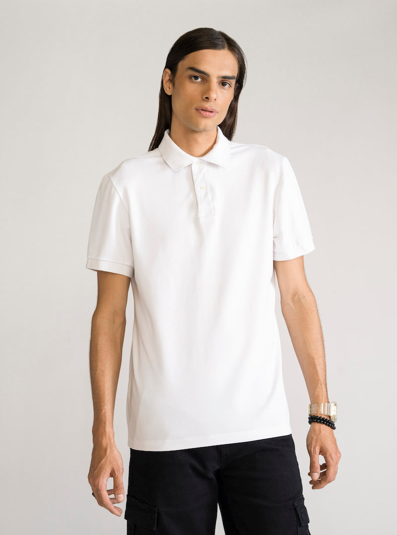 Basic Polo Premium, Blanco