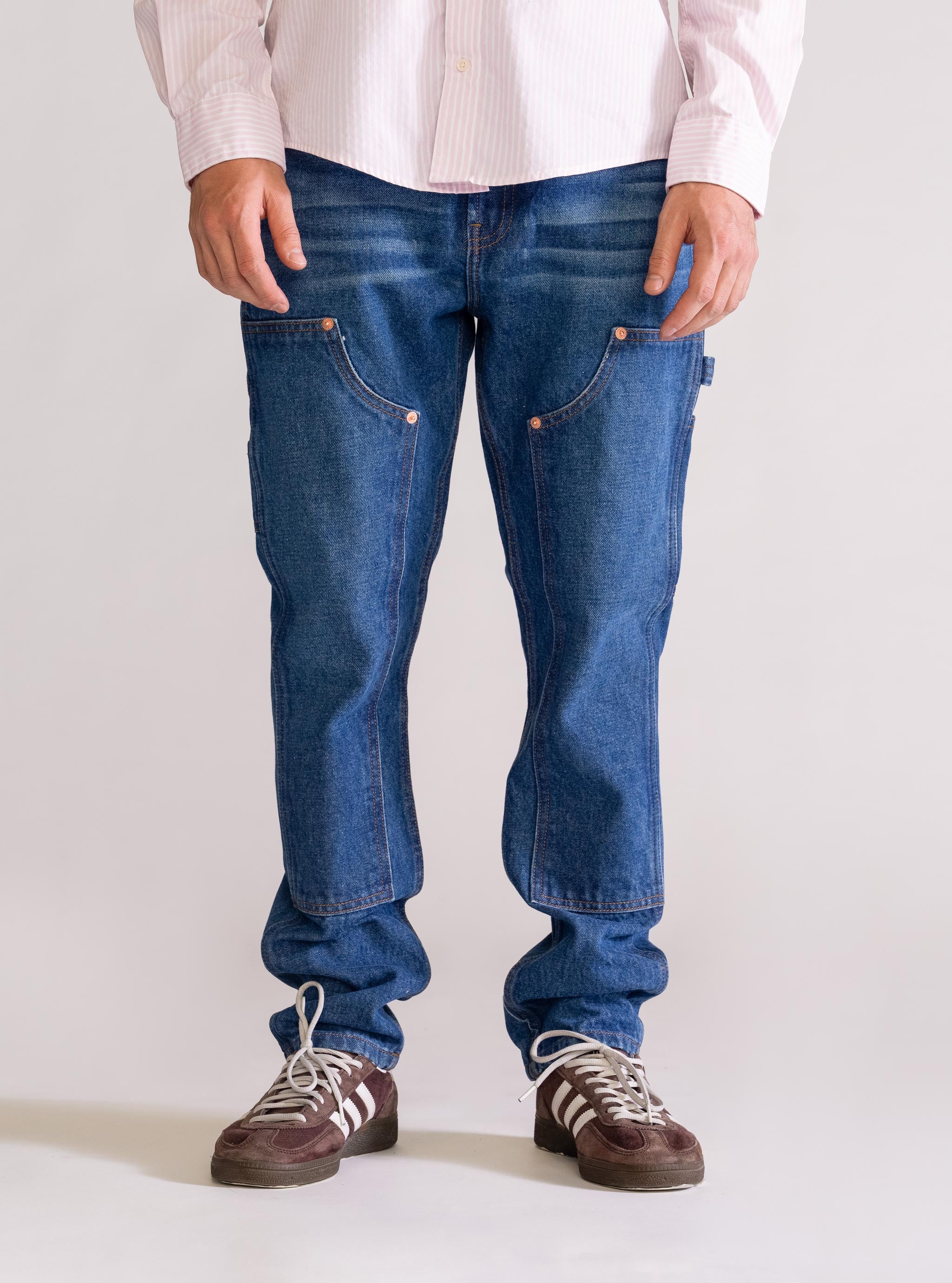 The Return Carpintero Regular Jeans, Celeste