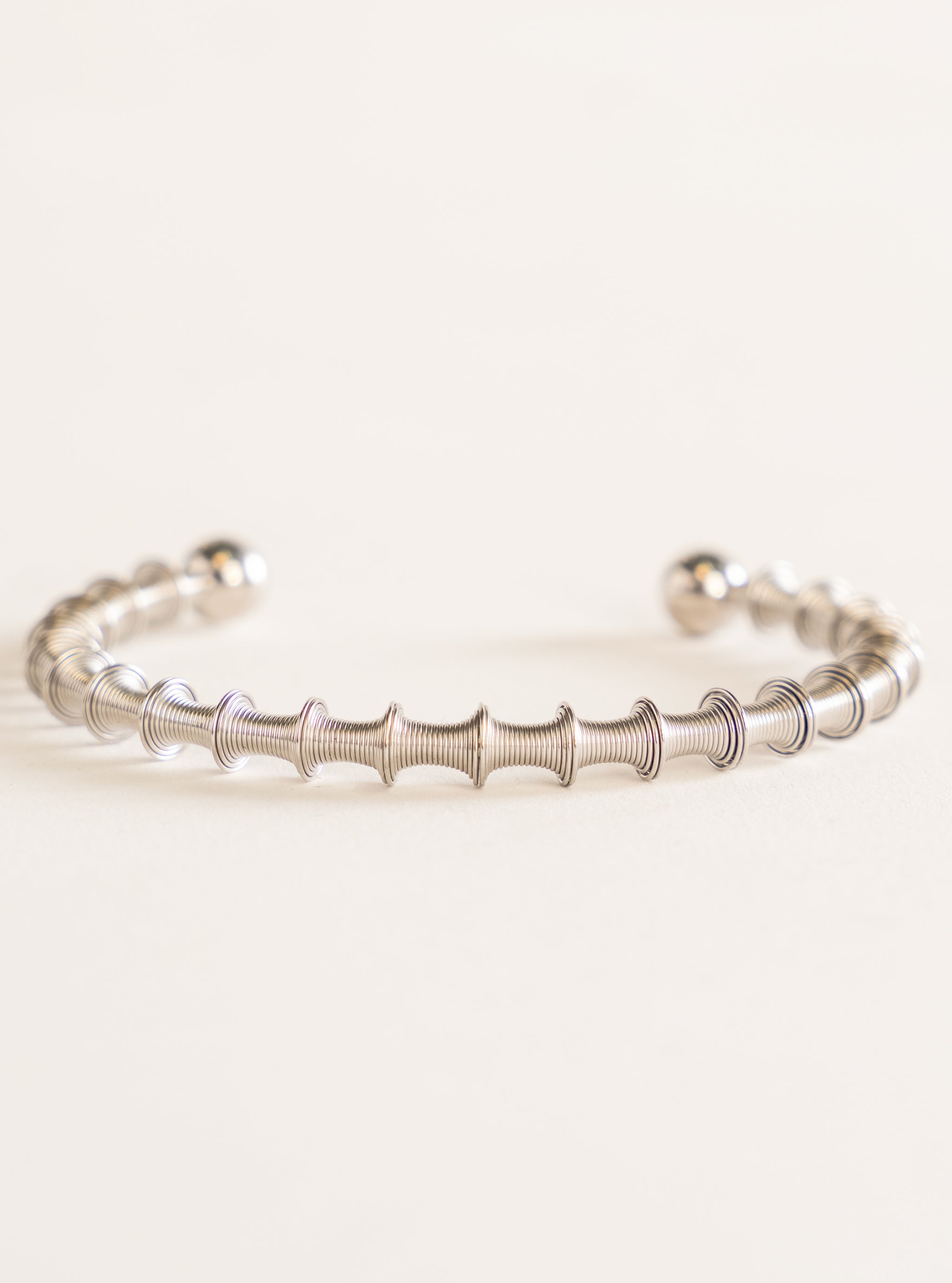 Spheres Bracelet, Plateado