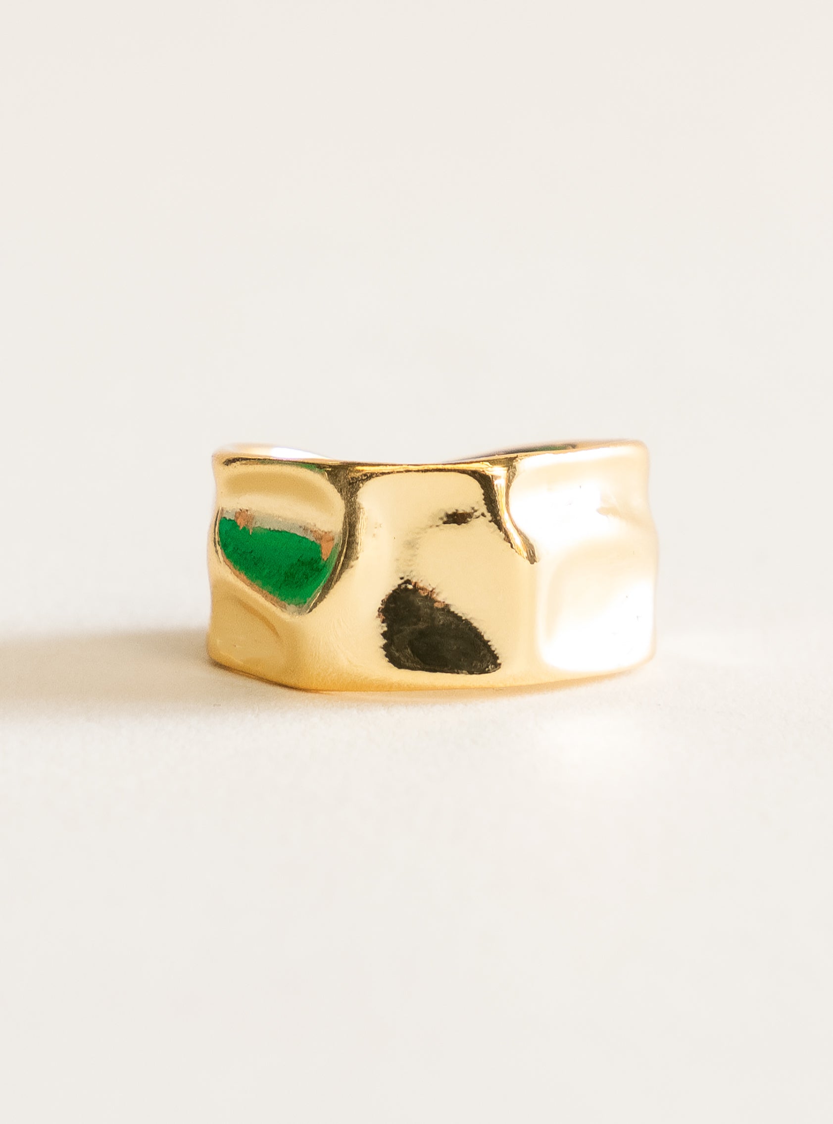 Fingers Up Ring, Dorado