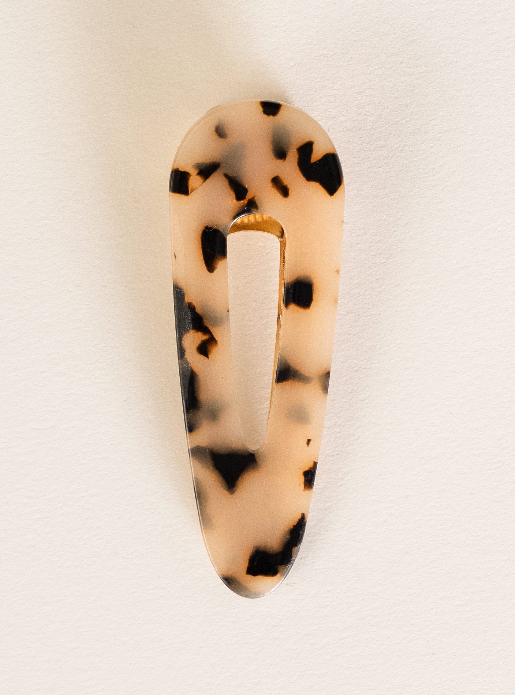Marble Acrylic Hairpin Clip, Rosado