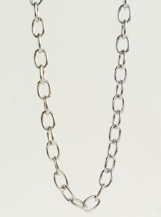Cosmic Cassini Necklace, Plateado