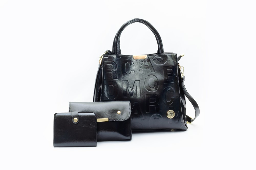 Billetera De Cuero Dalish Para Dama Color Negro