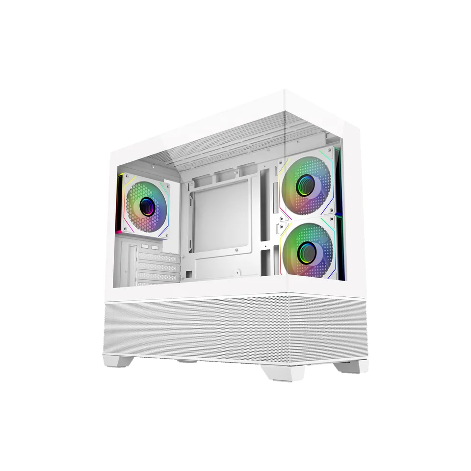 CASE GAMING ATX DOBLE CRISTAL MASTER ELITE 490 WHITE