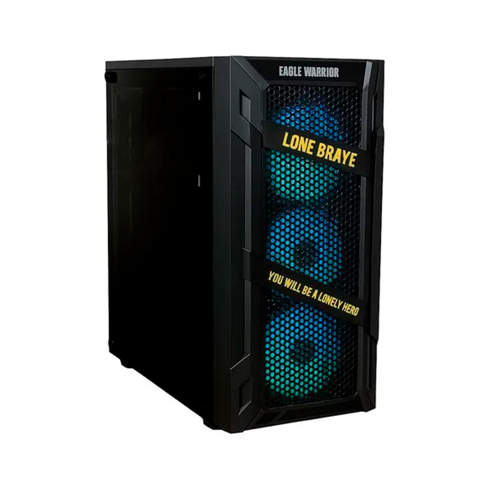 CASE GAMING CG-08Q3 RGB 3 VENTILADORES DE 120MM VIDIRO TEMPLADO