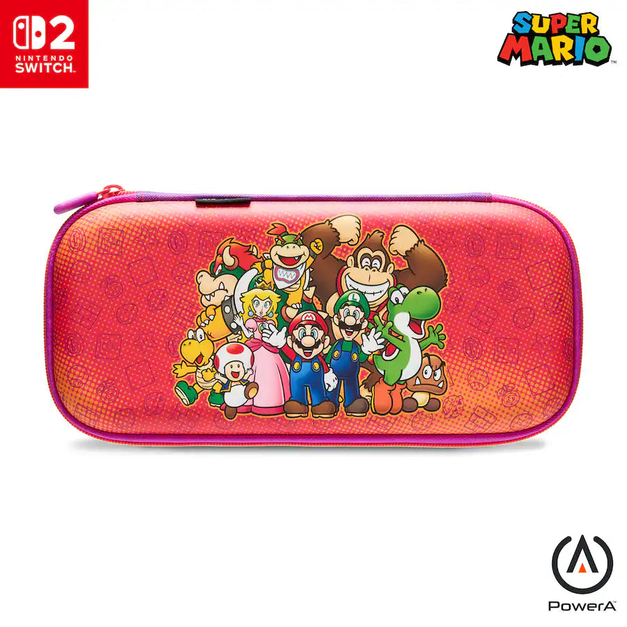 ESTUCHE PARA NINTENDO SWITCH SLIM SUPER MARIO Y SUS AMIGOS