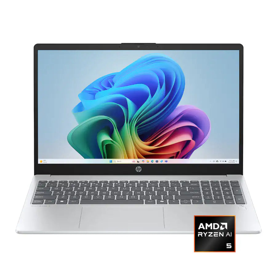 OMNIBOOK 3 15-FN0105DX AMD RYZEN AI 5 330 16GB RAM 512GB SSD 15.6P TOUCH W11 GLACIER SILV