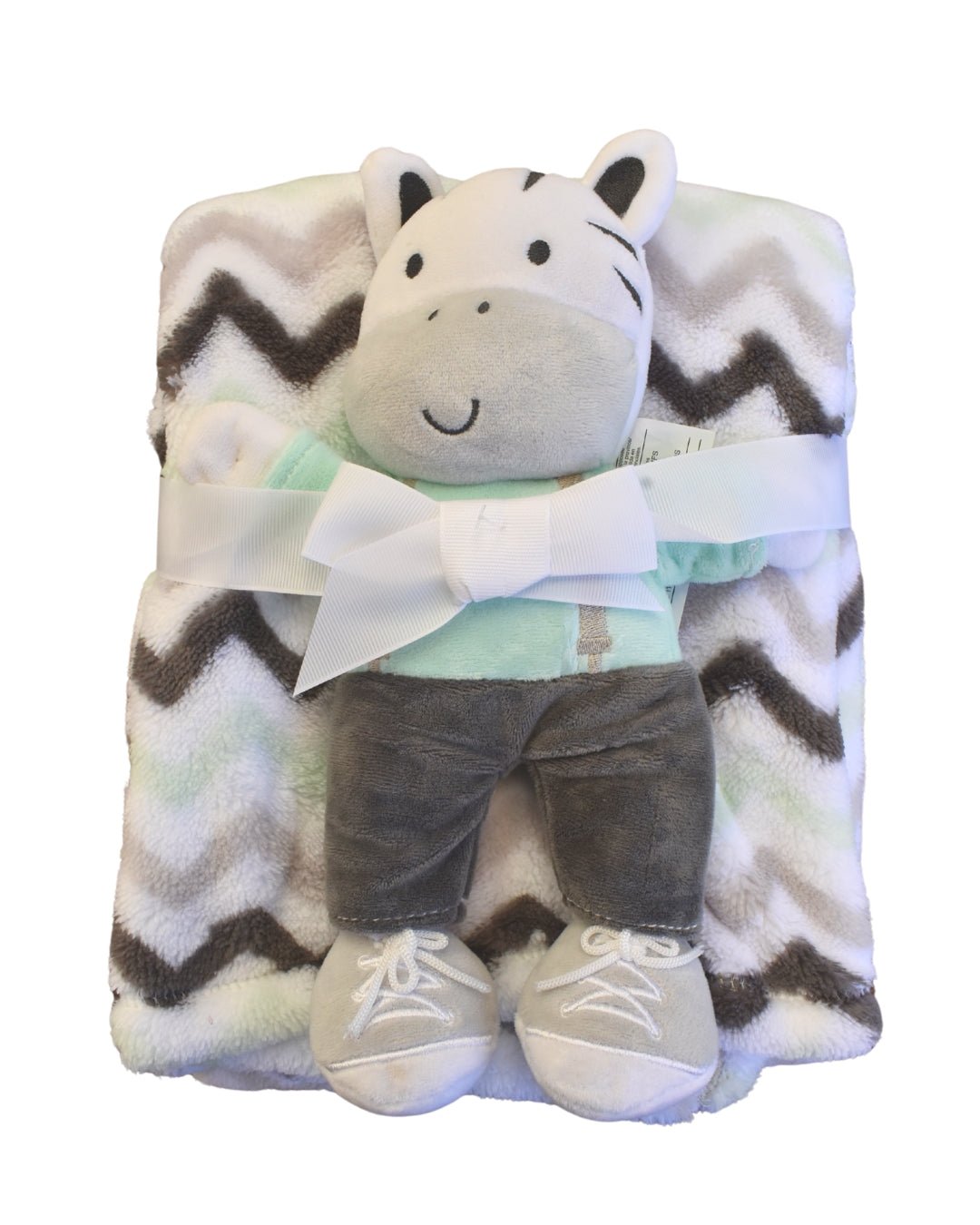 2PK Baby Gear Frazada y muñeco multicolor para niño