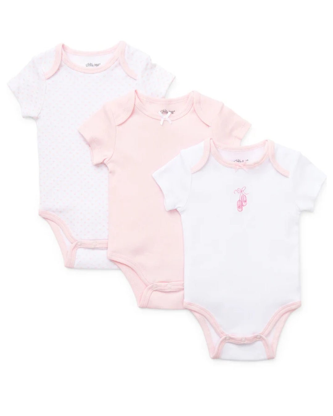 Little Me - 3 pack de bodys