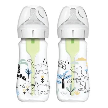 Pacha Options PLUS 9oz Cuello Ancho Diseño de Dinosaurios, 2-pack