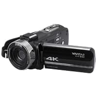 Video Camara Digital Marca Vivitar Modelo DVR-E401 Resolucion 4K 42 Megapixeles Pantalla De 3" Color Negro