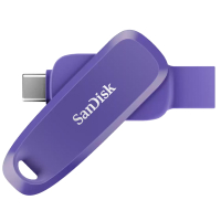Memoria USB Flashdrive Marca SanDisk Modelo Phone Drive Capacidad De 512GB Conexion USB-C Y USB-A Color Morado