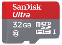 Micro SD Secure Digital SDHC Sandisk Ultra 32Gb Clase 10 Con Adaptador SD 100Mb/S
