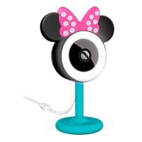 Camara Smart Wifi Marca Nexxt Modelo NHC-B100 MN Baby Monitor Multicolor Led Diseño De Minnie