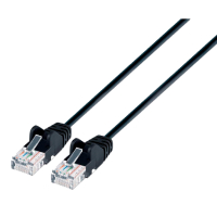 Cable U/UTP Slim Categoria 6 Marca INTELLINET Modelo 742078 Medida de 0.5 Metros Color Negro
