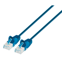 Cable U/UTP Slim Categoria 6 Marca INTELLINET Modelo 742153 Medida de 1.5 Metros Color Azul