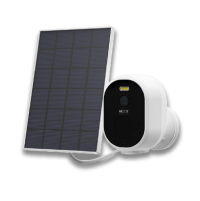 Camara Para Exterior Marca NEXXT Modelo NHC-OF20S Con Panel Solar Conexion Por WiFi Resolucion 2K