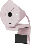 Webcam Marca Logitech Modelo Brio 300 Resolucion De 1080P Conexion USB-C Color Rosa