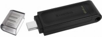 Memoria USB-C 3.2 Marca Kingston Modelo Flashdrive DataTraveler 70 Capacidad De 64GB
