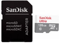 Micro SD SDXC Sandisk Ultra 128Gb Clase 10 Hasta 100Mb Con Adaptador
