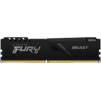 Memoria RAM DDR4 De 16GB Marca Kingston Fury Modelo Beast Con Frecuencia De 3600Mhz Latencia CL18 Tipo DIMM Color Negro